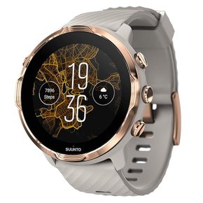 순토 SUUNTO 세븐 7 샌드스톤 로제골드 러닝용 GPS 시계 Wear OS b