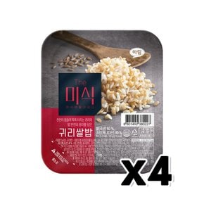 THE더미식 귀리쌀밥 즉석밥 180g x 4개