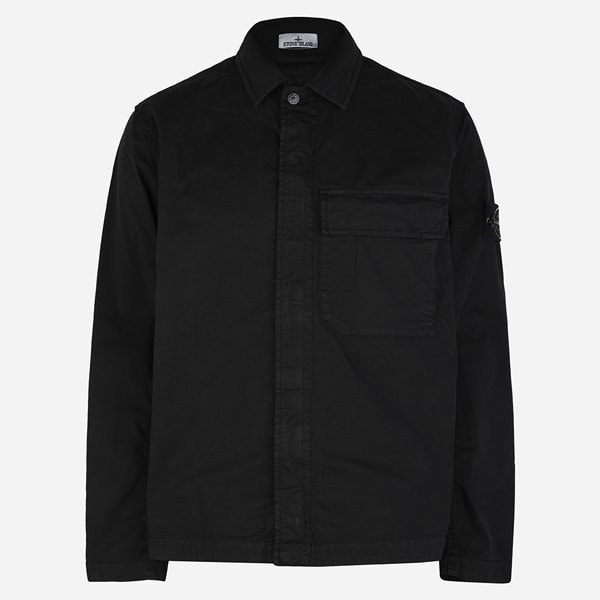 [시흥점] 6S 1200013 S0A10 V0029 와펜 패치 포켓 오버 셔츠 자켓 블랙