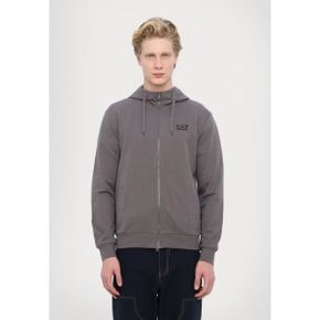 5406804 EA7 Zip-up sweatshirt - volcanic glass