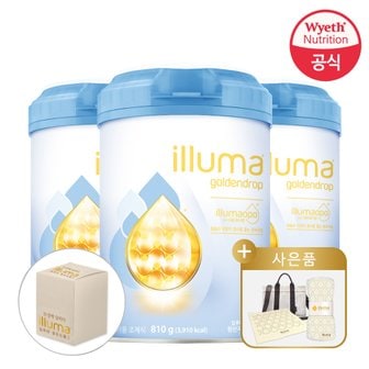 일루마 [NEW] 일루마 골든드롭3 분유 3단계 810g, 3통