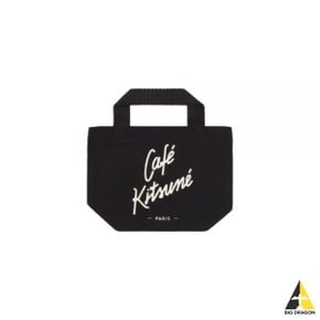 메종키츠네 MINI TOTE CAFE (SPCKU05104-BK) (카페 키츠네 미니 토트백)