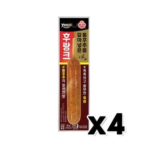 유어스 통후추를 갈아넣은 후랑크 즉석소시지 70g x 4개