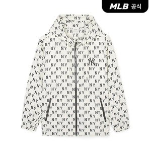 MLB [코리아공식]클래식 모노그램 프린트 바람막이 NY (Cream)