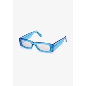 4053645 GCDS UNI RECHTECKIGE FORM - Sunglasses glanzend blau