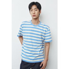 남성 (M) TWIN – STRIPED T-SHIRT_Light Blue_LSTA0TS41M