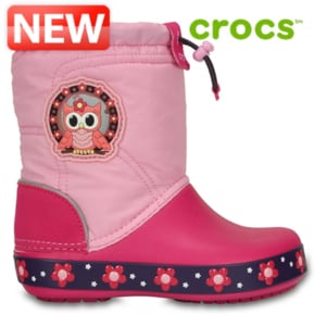 크록스 아동 부츠 /H12- 203511-6LAKids CrocsLights LodgePoint Night Owl Boot