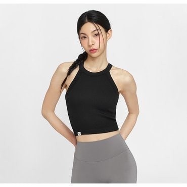 젝시믹스 골지 심리스 홀터넥 크롭탑 (XFK1BC1501)