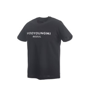 프론트 서울 로고 티셔츠 W233TS11_730B_BLACK