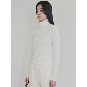 basic cotton pola t-shirt (ivory)