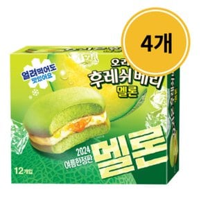 오리온 후레쉬베리 멜론 한정판 372g X 4개