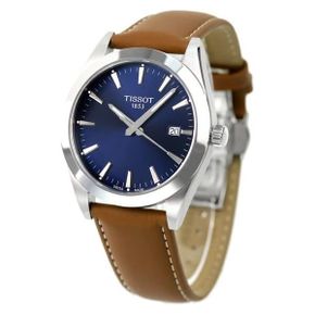 일본 티쏘 메탈 시계 Tissot T1274101604100 TClassic Gentleman 1.6 inches 40 mm 쿼츠Mens 워