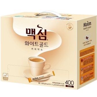 맥심 동서  화이트골드 커피믹스 400T