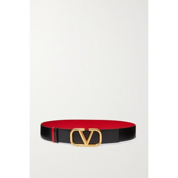 발렌티노 가라바니 브이로고 리버서블 가죽 벨트 블랙 17957409492756317