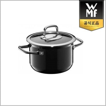 WMF 퓨전테크 컴팩트 블랙 양수냄비 18cm (낮은형)