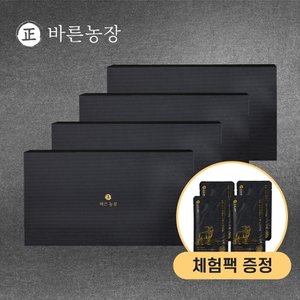  바른농장 프리미엄 천마 보약 흑염소 진액 효능 즙 엑기스 4세트(120포) +체험팩 4포