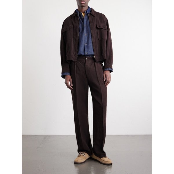 스트레이트 코튼 리넨 블렌드 팬츠 46376663163032271