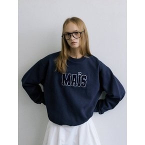 BOUCLE LOGO SWEAT SHIRT / NAVY