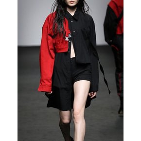 BLACK FOLDED LONG SHIRTS