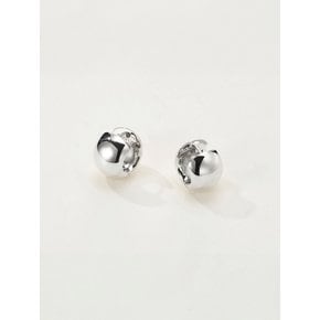 925 Sliver Churb Dounut Earrings