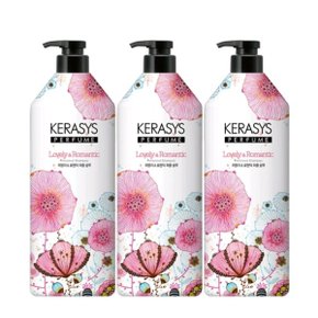 케라시스 러블리 앤 로맨틱 퍼퓸 샴푸 980ml 3개