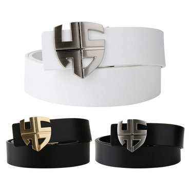 헨리스튜어트 이니셜 엠블럼 천연소가죽 골프벨트 HENRYSTUAR_initial belt