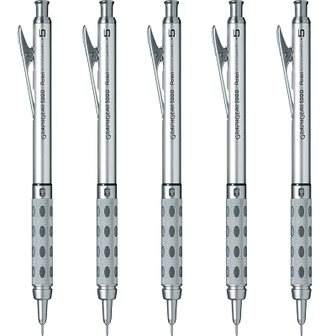  펜텔 샤프펜 그래프기어 1000 0.5mm 다섯 자루 PG1015