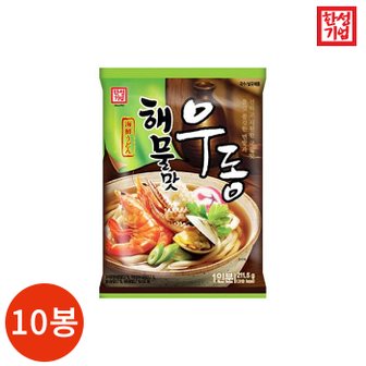  한성기업 해물맛 우동 (1인분) 212g x 10봉