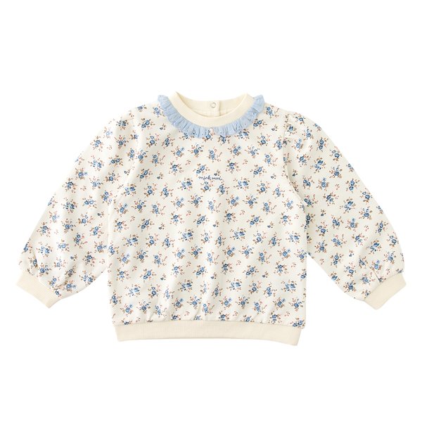 [여주점] [오프라벨 여주점] 밍크뮤 (BL) 씨엘플라워스웨트셔츠 (34A15-334-05)