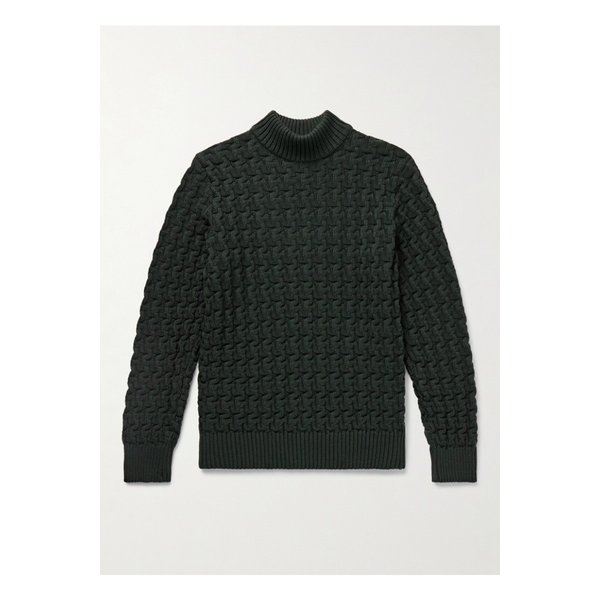 스타크 슬림핏 케이블 니트 울 스웨터 46376663162918504