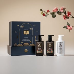 탈모완화 기능성 들애수 샴푸 트리트먼트 2종 선물세트 (샴푸 500mlx2 + 트리트먼트 500ml)