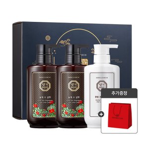 탈모완화 기능성 들애수 샴푸 트리트먼트 2종 선물세트 (샴푸 500mlx2 + 트리트먼트 500ml)