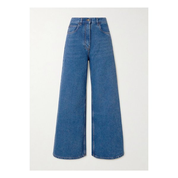 하이웨이스트 와이드 데님 진 1647597338477829