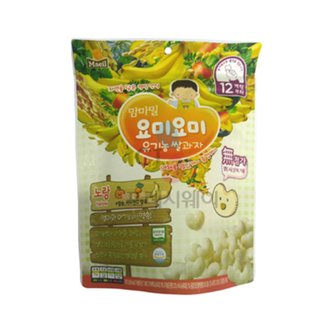  매일 요미요미 맘마밀 유기농 쌀과자 (노랑 25g x 2봉)