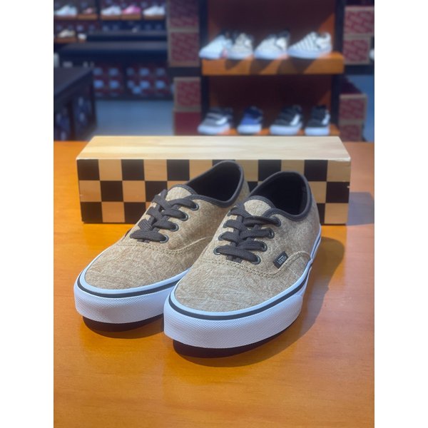 [여주점] (남여공용) 스니커즈 어센틱 (데님 골드) (VN000D7YEMJ)