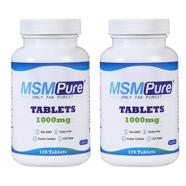 칼라헬스 엠에스엠퓨어 MSMPure 1000mg 120정 2개