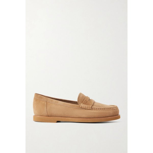 스웨이드 라운드 토 페니 로퍼 46376663162939337