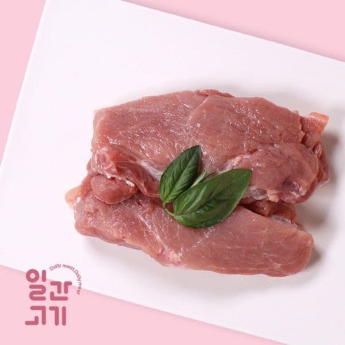 [일간고기][냉장]무항생제 한돈 후지(뒷다리살) 보쌈용 500g