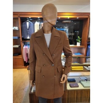 코넬리아니 [여주점] [꼬르넬리아니] 솔리드 울 더블 노치드 코트 (CR9CTDS01)