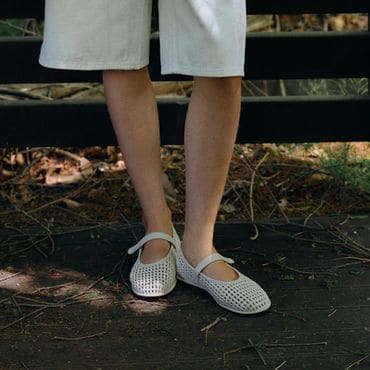 로서울 Danghye mary jane shoes Mesh Ivory