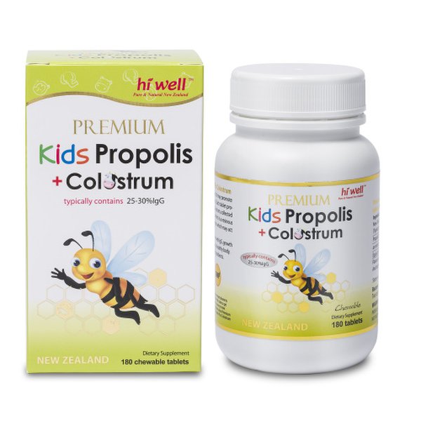 키즈 프로폴리스 초유 180정 3개 뉴질랜드 어린이 유아 츄어블