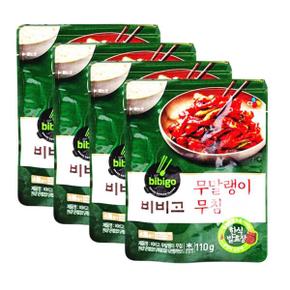 CJ 비비고 무말랭이 무침 110g x 4개