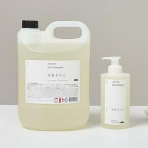 대용량 주방세제 4L [1+1] / (쌀뜨물/자몽/바질 택1)