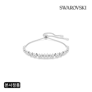 스와로브스키 [본사정품/쇼핑백증정] Imber Tennis 로듐 팔찌M 5705451