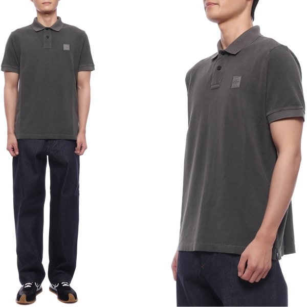 [부산점] 26SS 남성 로고 패치 폴로 반팔티셔츠 (L1S1522002SC S0067 V0065 26S)