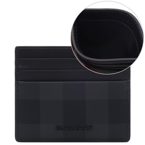 [부산점] 26SS 남성 체크 카드지갑 (8112259 CHARCOAL 26S)