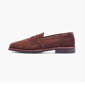 [ALDEN]알던 로퍼/6224L (SUEDE PENNY LOAFER) DARK BROWN/ADD2M70032D51