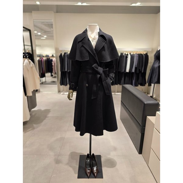 [파주점] 울 캐시미어 디터처블 케이프 핸드메이드 코트 JRAA0CTC43