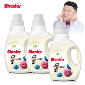 강호동의 쉬슬러 액상 세제 울전용 650ml 3개