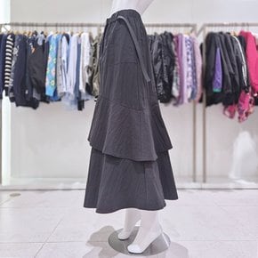 바스락 프릴 롱 스커트 MN04SK400